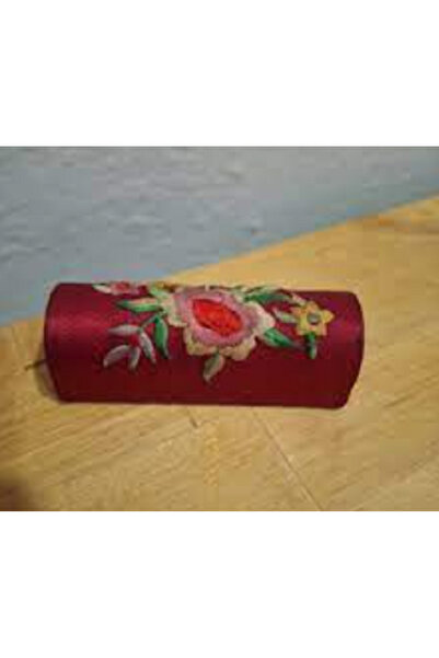 TChic علبة أحمر شفاه من الساتان المرآة بنقشة الزهور