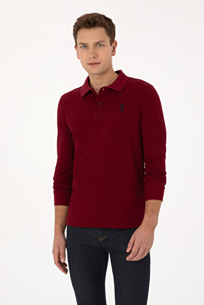 U.S. Polo Assn. Men's Burgundy Basic Sweatshirt 50307687-Vr014
