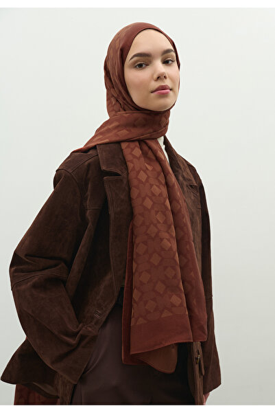 Fresh Oslo Cotton Flower Jacquard Shawl Tile