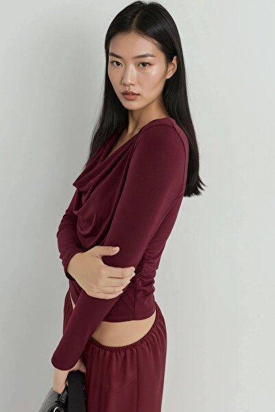 Hiccup Degaje Collar Knitted Top