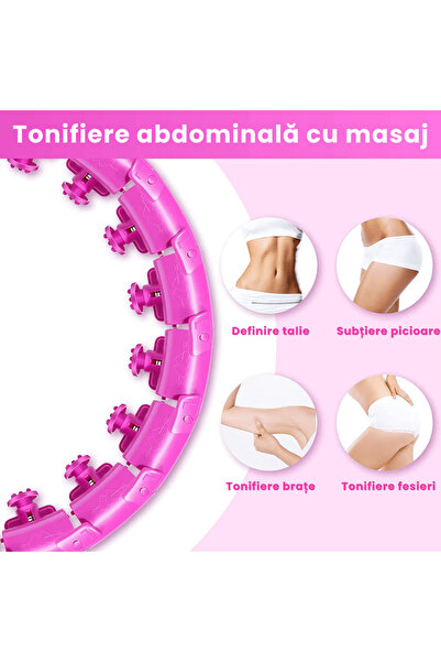 OferteTop Adjustable Hula Hoop for Burning Calories and Toning Muscles