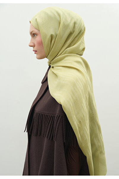 Freshscarfs Nara Cotton Flower Jacquard Shawl Hawthorn