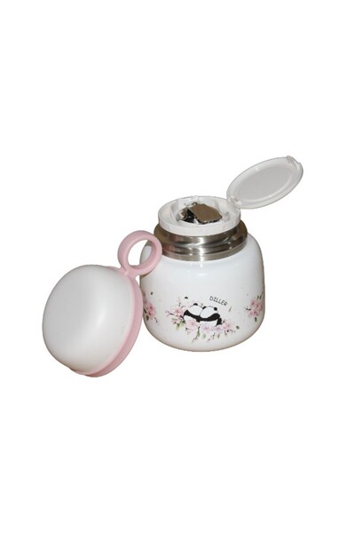 WDA DILLER 320ml Insulated Food Jar with Spoon – Cute Panda Design Lunch Container