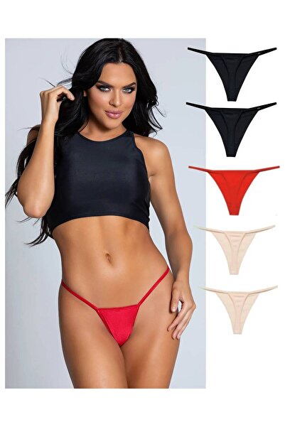 yokyokcollection wildcat string tanga ip lastikli 5 adet külot