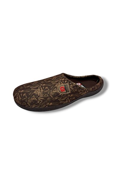 GEZER 15907-26 Mini Piece Patterned Thermal Men's Home Slippers