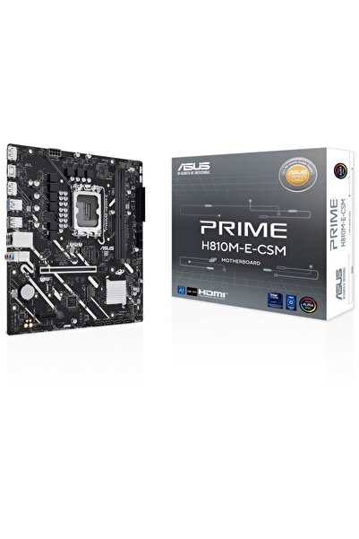 ASUS Prıme H810m-e-csm 6400mhz Ddr5 Soket Lga 1851 Dp M.2 Hdmı Matx Anakart