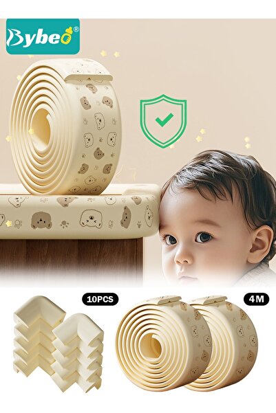 BYBEO Baby Proofing Edge & Corner Guard Protector Set, Edge Safety Bumpers, B...