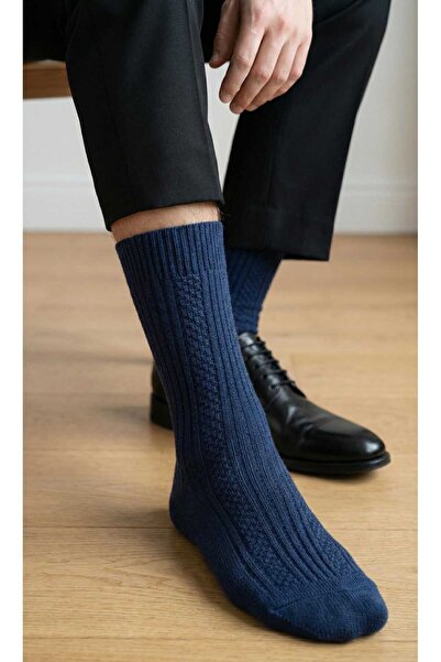 LAGRANZE Wool Prime Men's Jacquard Wool Socks