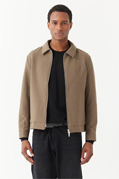 PAULMARK Men's Shirt Collar Regular Coat