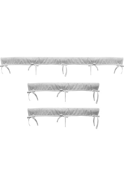 DERCLIVE 3pcs/set Crib Rail Cover Teething Guard Baby Chewing Bite Guard Soft Crib Rail Wrap Bumper