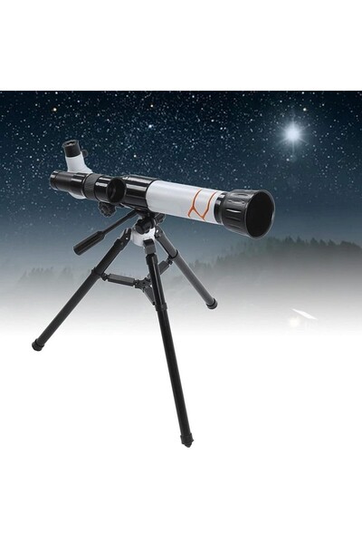 PROCART Astronomical telescope for children, with tripod, 10-40x eyepieces, age 6+