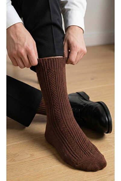 LAGRANZE Wool Prime Men's Jacquard Wool Socks
