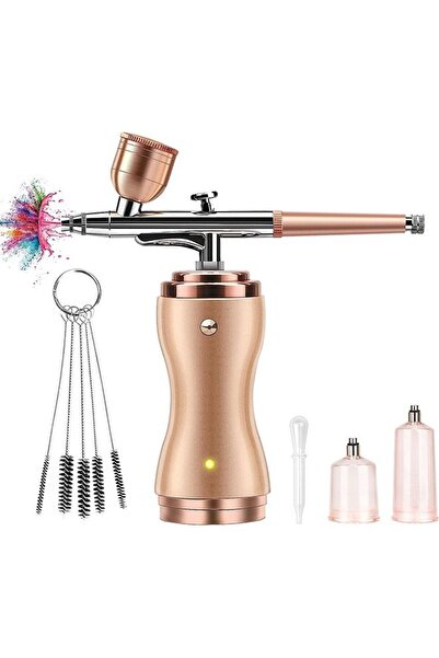 Arabest Airbrush Kit with Compressor 30PSI Portable Rechargeable Handheld Cordless Air Brush