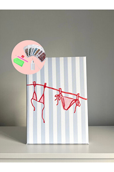 YADA Bikini - Rhinestone Kit, Diamond painting, Kristal Taş Yapıştırma 25x35 Kanvas