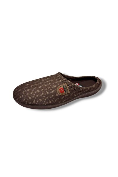 GEZER 16441-26 Dotted Patterned Thermal Men's Home Slippers