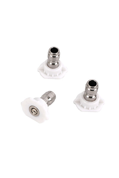 Lawazim Stainless Steel Wide Spray Nozzle 3pcs - Quick Connect Washer Tips
