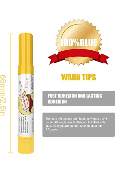 KASTWAVE Super Glue Pack 1.5g x 50 Vials, All-Purpose Instant Adhesive