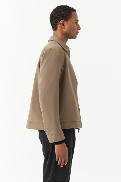 PAULMARK Men's Shirt Collar Regular Coat