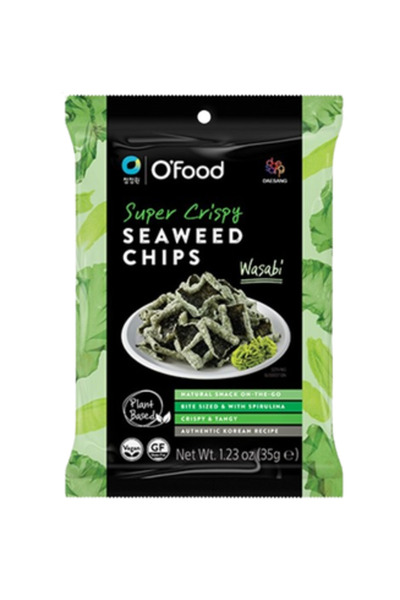 YABANEEZ رقائق الأعشاب البحرية المقرمشة للغاية (واسابي) "أو فود"