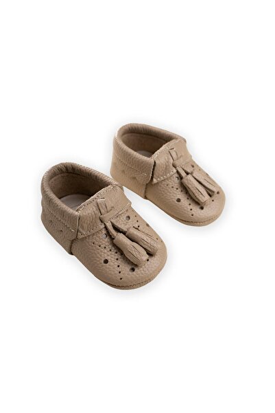 Cigit Leather baby shoes size 17-21 mink