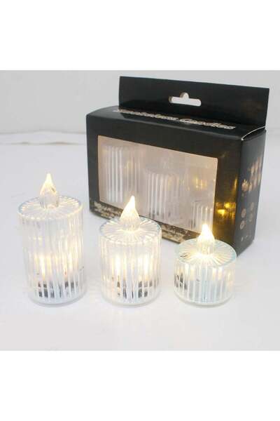 Generic Set of 3 Battery-Operated Flameless Candles