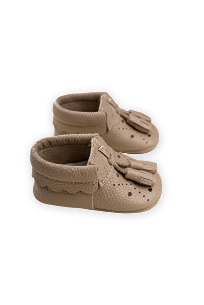 Cigit Leather baby shoes size 17-21 mink