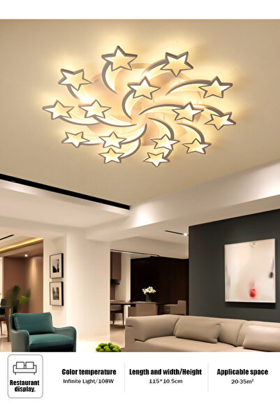 Generic 3/5/8/12/15 Star lamps - ceiling lights for living room - LED - modern bedroom ceiling lighting
