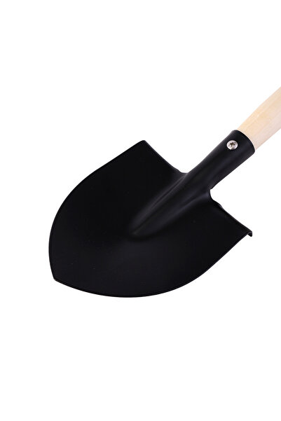 Lawazim Garden Spade Shovel 40cm - Wooden Handle Hand Digger for Gardening