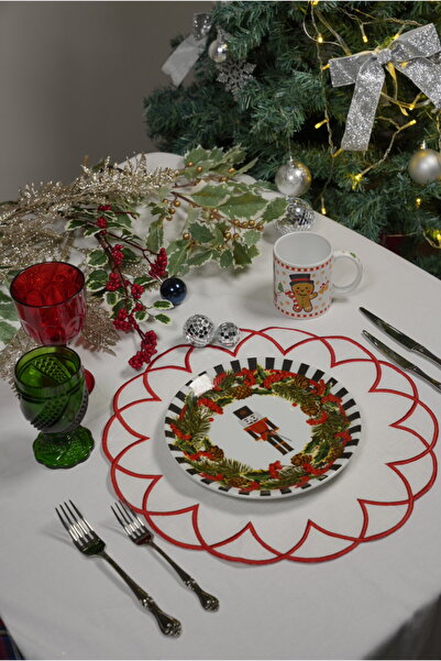 Vivas New Model Kursun Soldier (Nutcracker Plate Pattern) 23 cm Porcelain Plate