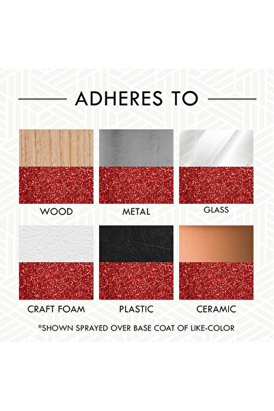 Generic Rust-Oleum 268045 Specialty Glitter Spray, 10.25 Ounce (Pack of 1), Red