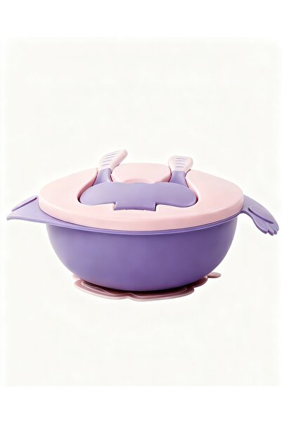 Generic Training Bowl for Children Suction Bowl Portable Non-Slip, Shatterproof Rubber Bowl for Babies