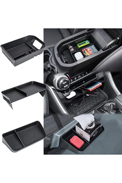 Generic نيبار، 3 قطع، منظم وحدة التحكم المركزية وصندوق تخزين مسند الذراع لسيا...