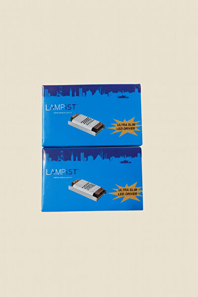 Lampist 2'Li Ultra Slim LED Trafosu 12V/3A