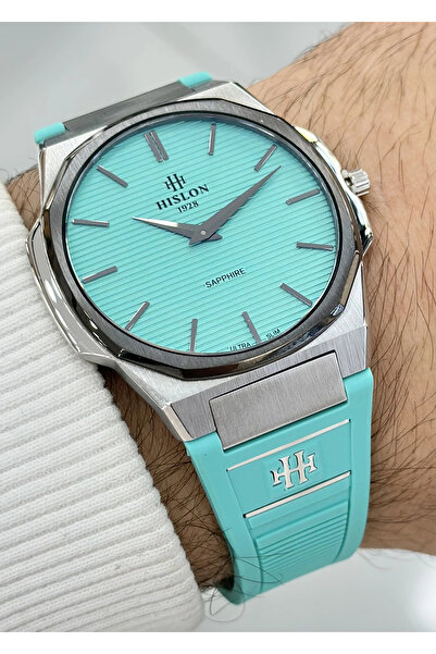 Hislon Orijinal Silikon Kordon Ultra Slim Erkek Kol Saati ILKCL127T-10BS