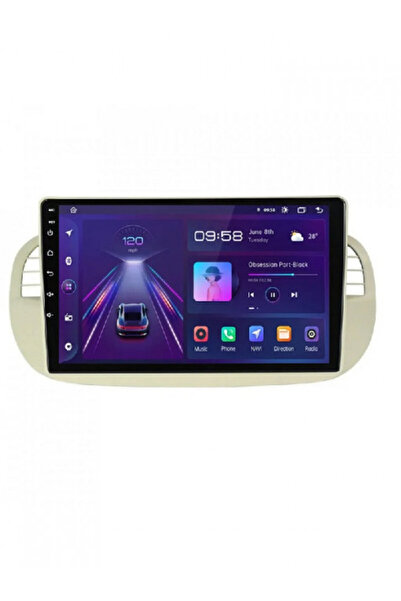 NAVI-ABC Navigație dedicată pentru Fiat 500 (2007-2015) 9 inch Android 12, 8G...