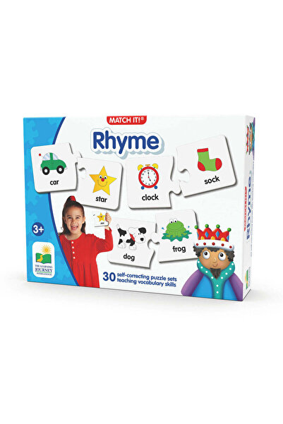 The Learning Journey Match the Rhymes Puzzle - Eng