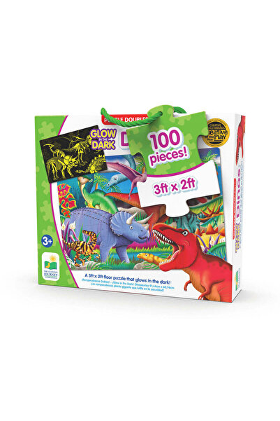 The Learning Journey Puzzle strălucitor în întuneric - Dinozauri
