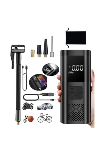 Primo Plus Air Compressor Tire Inflator for Car, 150 PSI Fast Inflation with Dual LCD Display