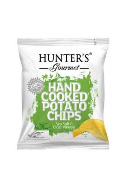 YABANEEZ رقائق البطاطس بنكهة ملح البحر وخل التفاح (40 غرام) "هانترز جورميه"
