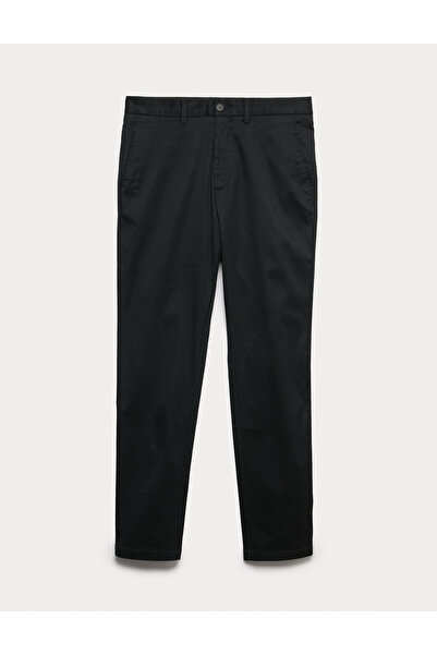 Marks & Spencer Pamuk Karışımlı Slim Fit Pantolon