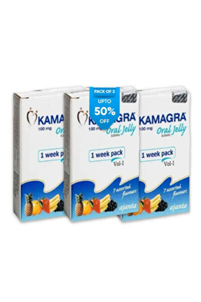ajanta Kama gra Oral Jelly Pack of 3