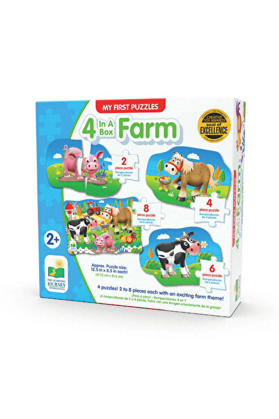 The Learning Journey My First 4 Farm Puzzles Set