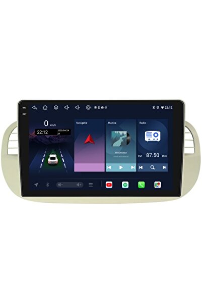 Piloton Dedicated Navigation for Fiat 500 (2007-2015) — 9-inch, 6 GB RAM, 128 GB, Octa-Core