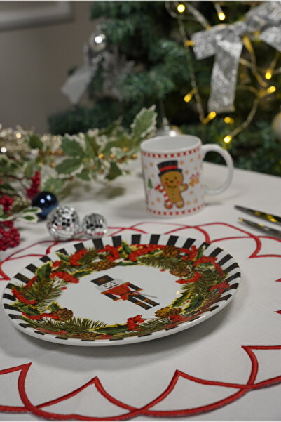 Vivas New Model Kursun Soldier (Nutcracker Plate Pattern) 23 cm Porcelain Plate