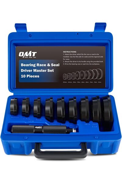 Generic طقم مكبس محامل أوريون موتور تك، 10 قطع من حلقات المحامل ومجموعة أدوات...