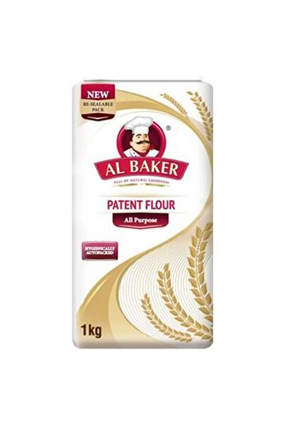 YABANEEZ دقيق أبيض متعدد الاستخدامات (1 كجم) "AL BAKER" (مجموعة من 6 كرتون)