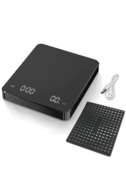 CIMIA Coffee Scale with Timer,3kg/0.1gHigh Precision Food Scale,Kitchen Scale Pour Over V60 Drip Coffee