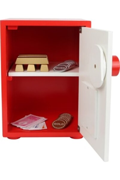 Small Foot Wooden Safe for Children with Play Money –