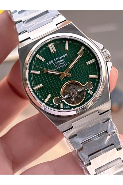 Lee Cooper Automatic Movement Prx Case Italian Bracelet Gift 5 Atm Men's Wristwatch Ot.L08229.370