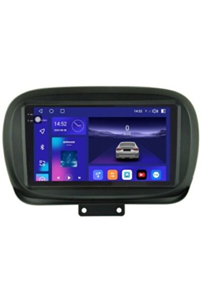 Clarion Fiat 500X Navigation (after 2014) — 9-inch QLED screen, 2K, 8 GB RAM, 256 GB, Octa-Core processor